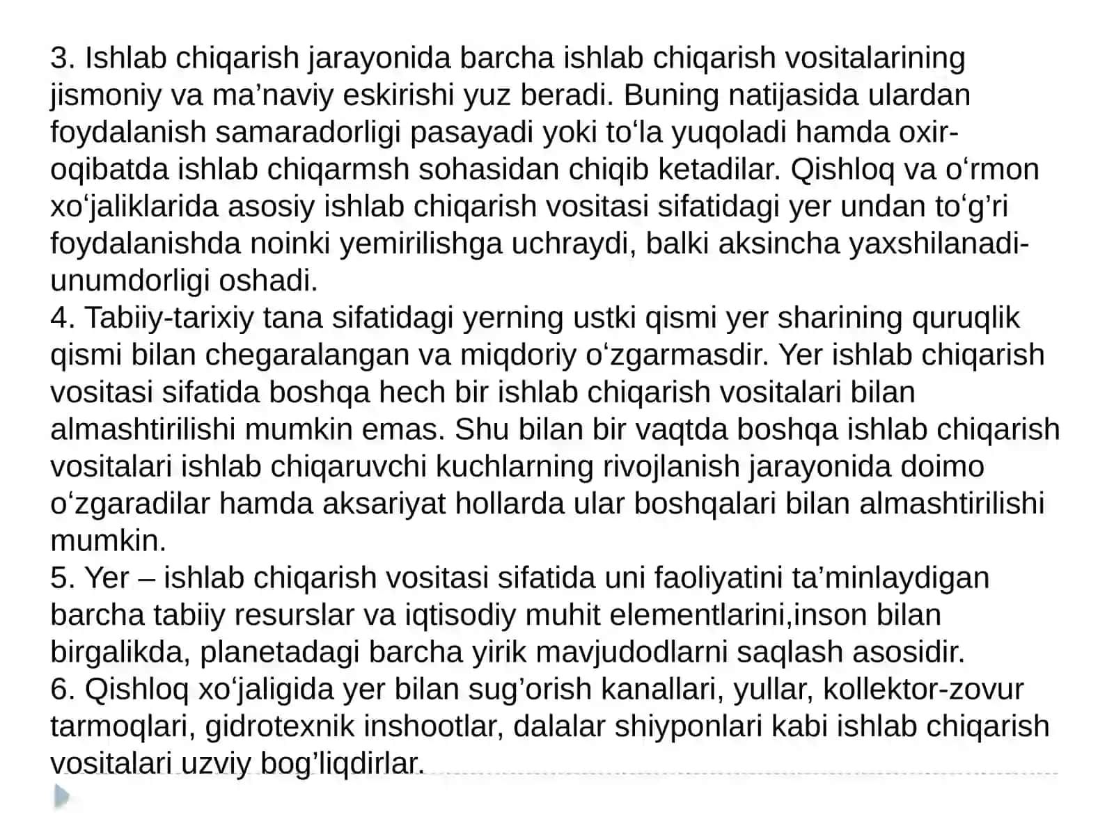 YER RESURSLАRINI BOSHQАRISHNING RIVOJLАNISH BOSQICHLАRIVA QONUNIYATLARI 4