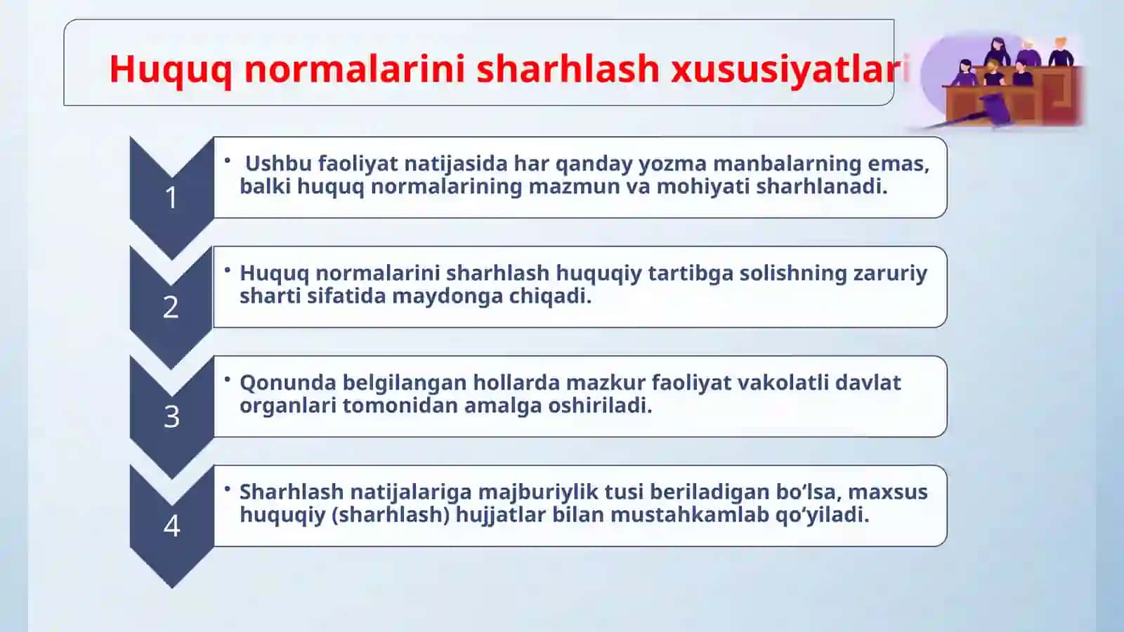 HUQUQ NORMALARINI SHARHLASH 4