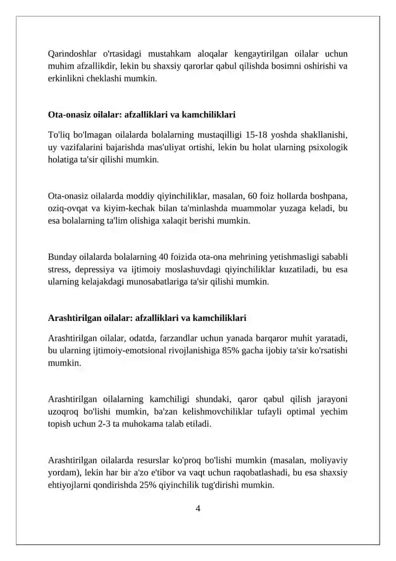 Oilalarning tuzilmasi va hayot sifatiga koʻra klassifikatsiyasi 4