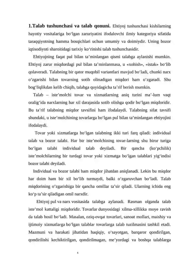 Talab va Taklif Nazariyasi 4
