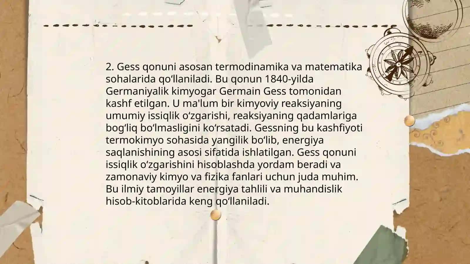 Gess qonuni va undan kelib chiqadigan xulosalar 4