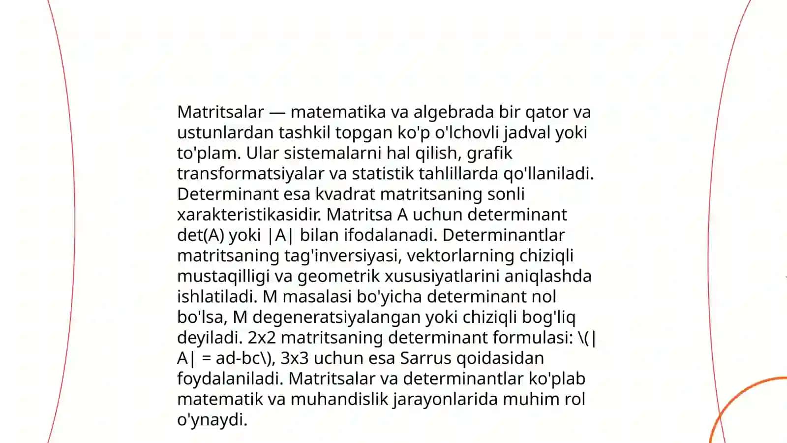 Algebraik tenglamalar 4
