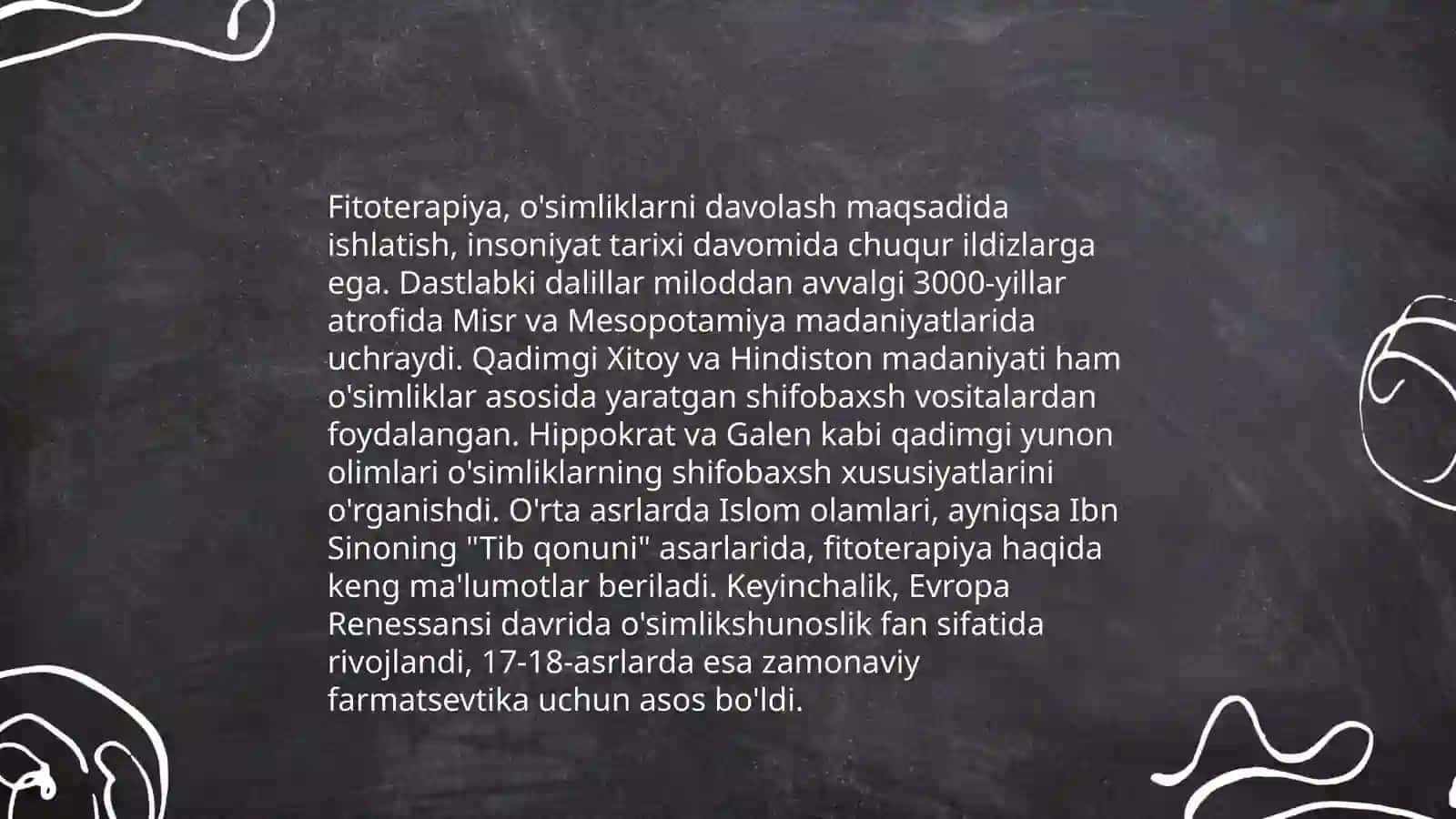 Xalq tabobatida fitoterapiyaning o'rni 4