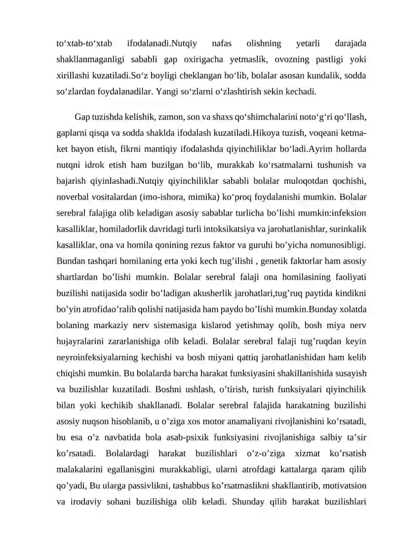 Serebral falajli bolalarning psixofiziologik xususiyatlari 4