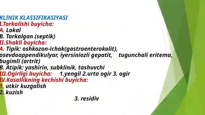 Ichak Iersinozi etiologiyasi, patogenezi va davolash 4
