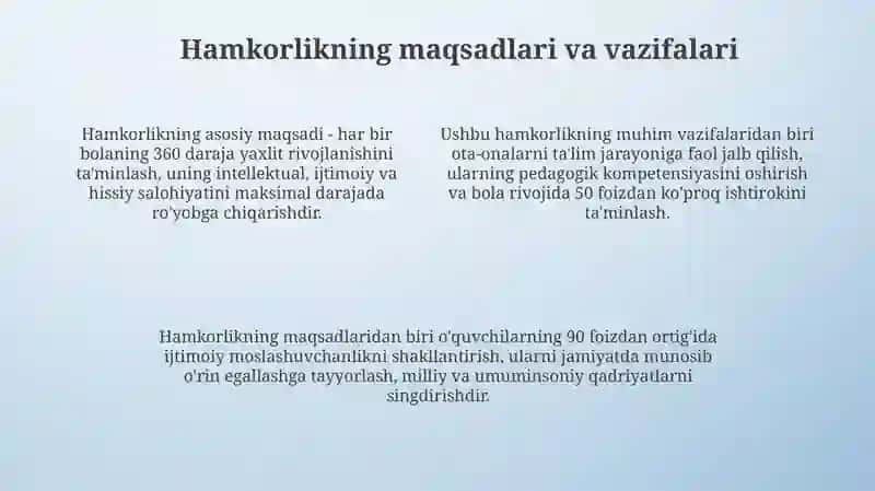 Oila, mahalla, va ta'lim muassasasi hamkorligi 4