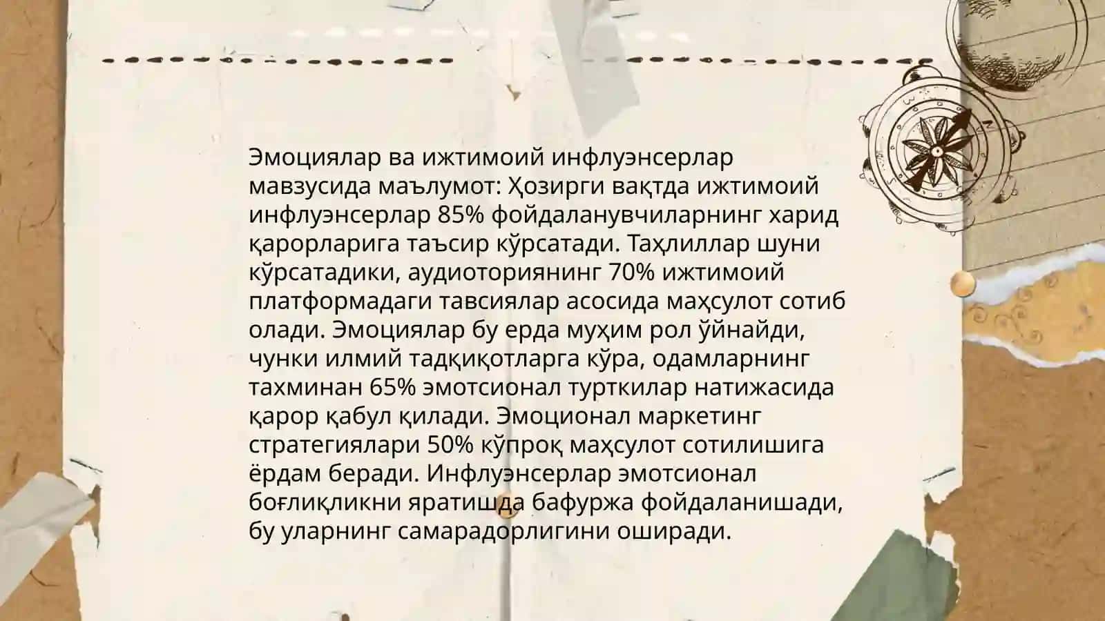 Ҳисобот ва эмоцияларнинг ижтимоий динамикас 4
