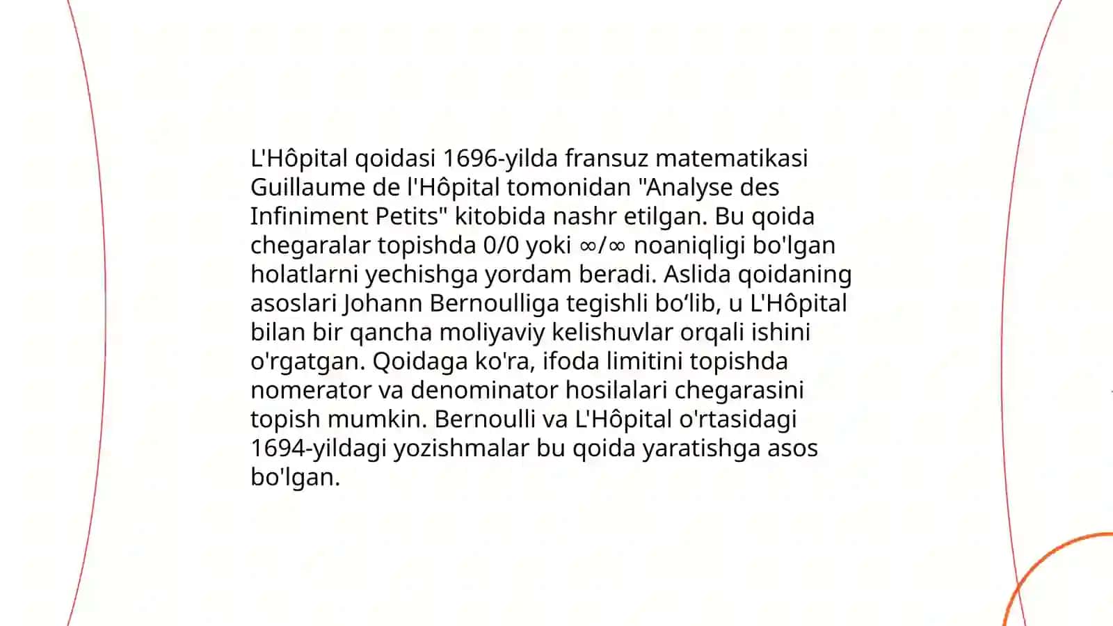 Lopitalning 2-qoidasi 4