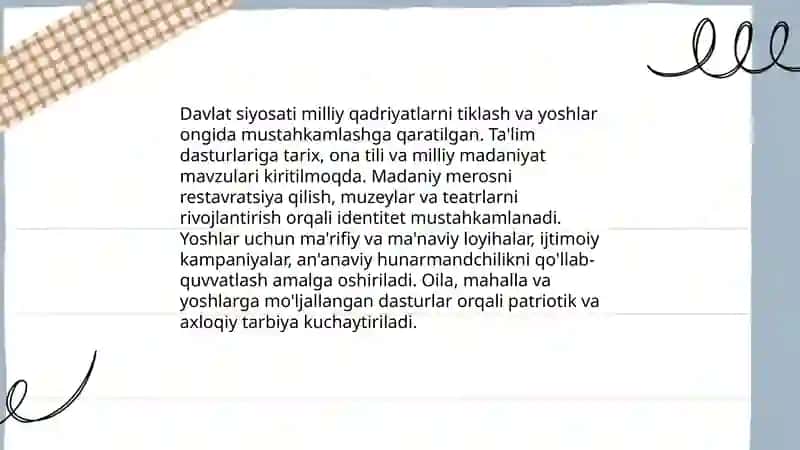 Maʼnaviy-maʼrifiy tarbiya tizimini takomillashtirish 4