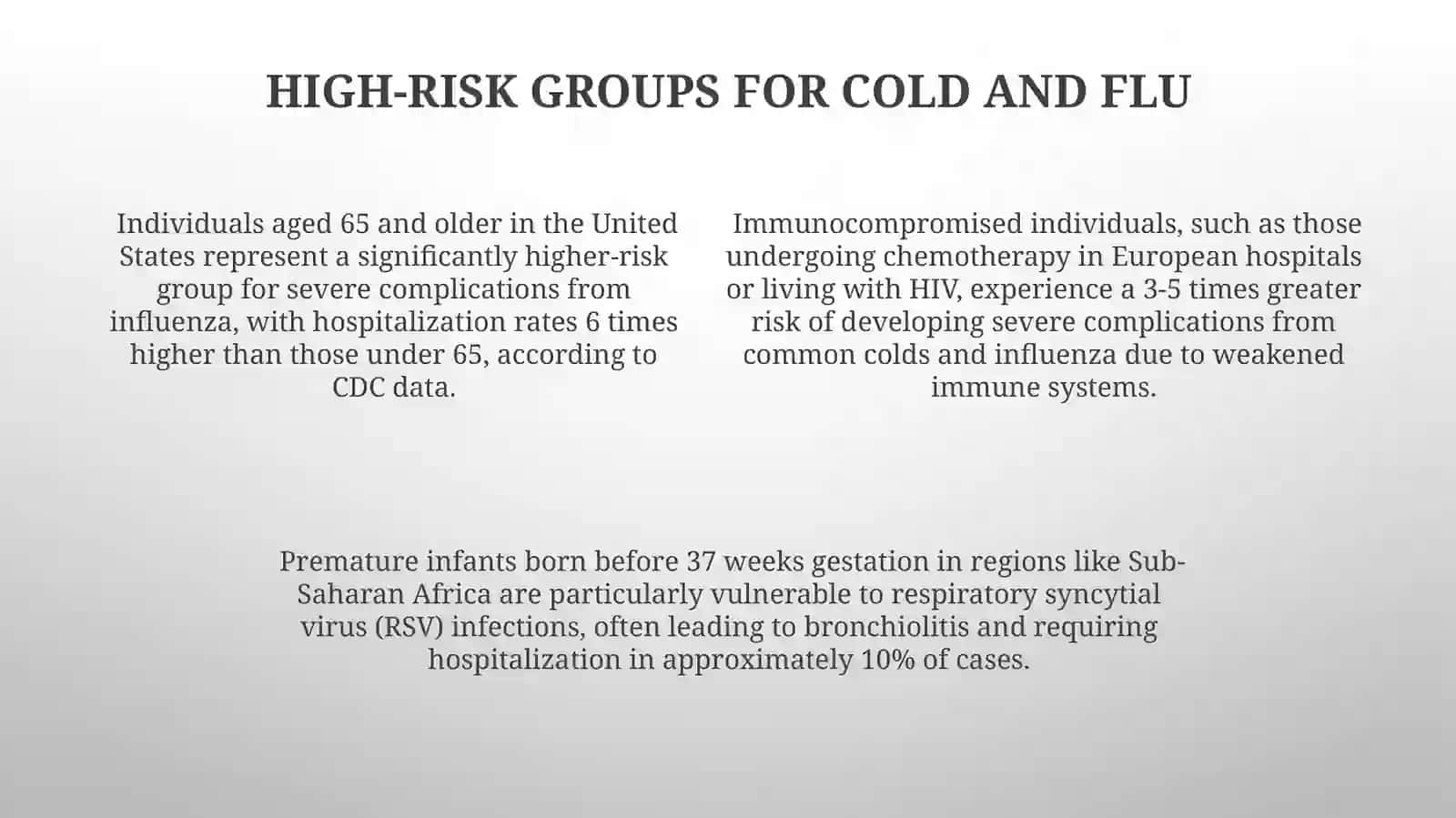 Common diseases. Cold and Influenza 4