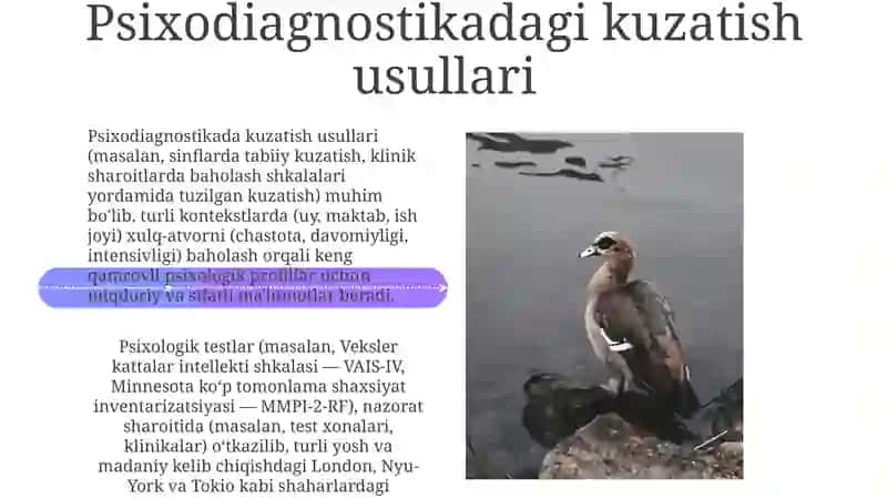 Psixologiya va psixodiagnostikasi asosiy va yordamchi metodlari 4