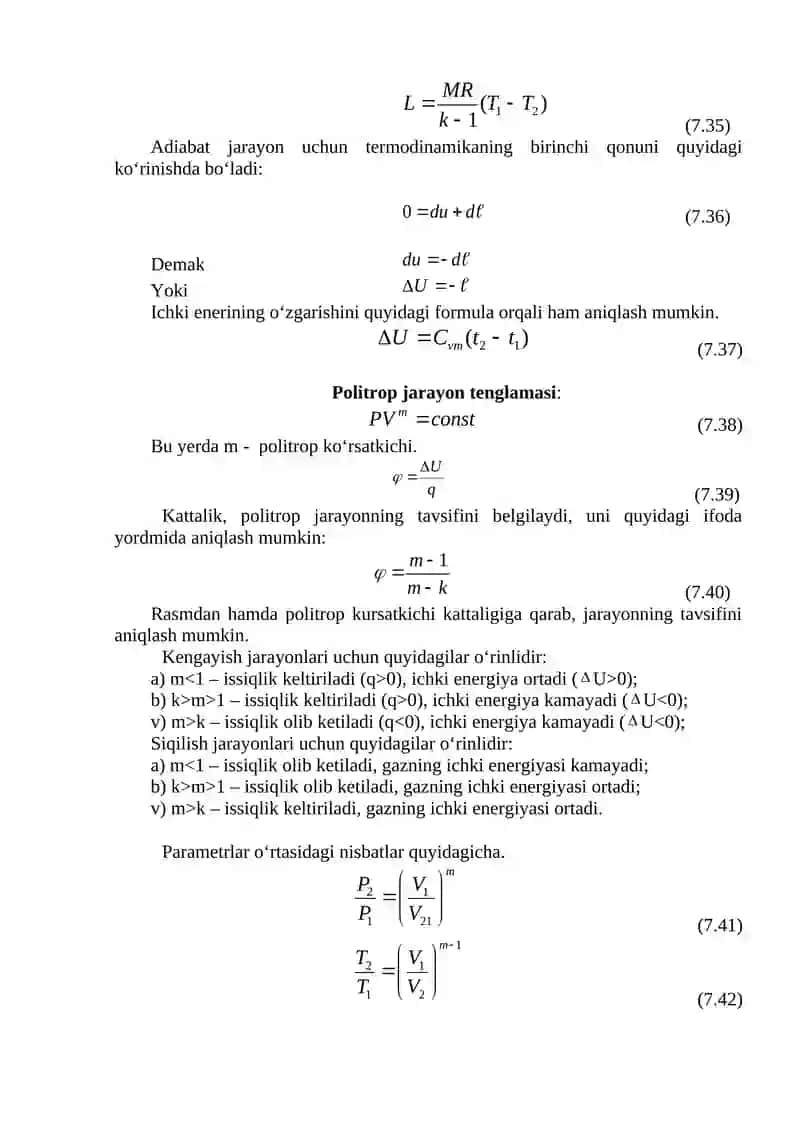 Termodinamik jarayonlarga doir masalalar 4