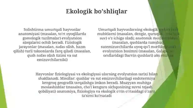 Umurtqali Hayvon Anatomiyasi va Fiziologiyasi 4