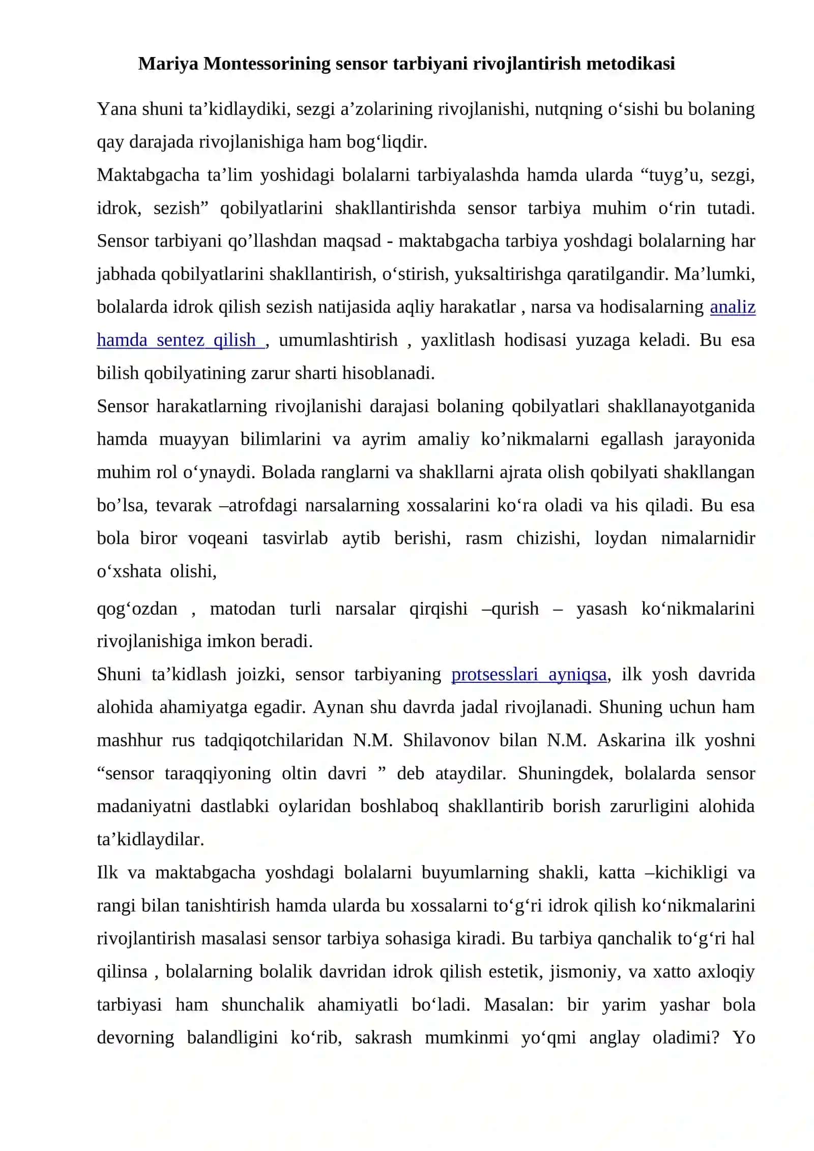 Maktabgacha Ta’lim Tashkilotlarida Sensor Tarbiyani Tashkil Etish 4