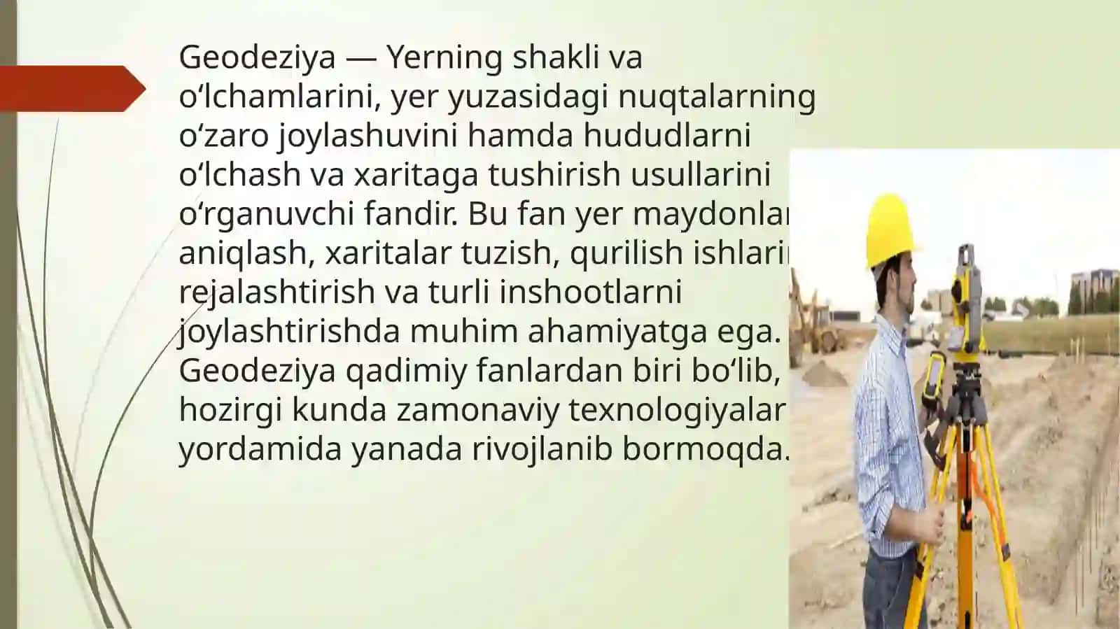 Geodeziya fani va vazifasi 4