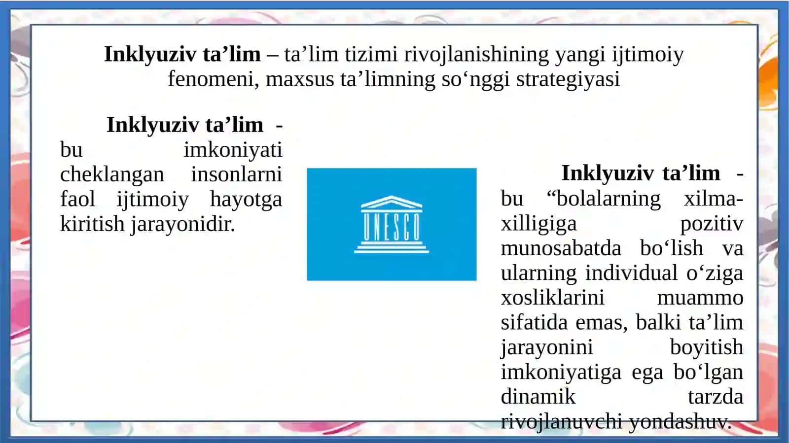 Inklyuziv ta’limning mazmuni va mohiyati 4