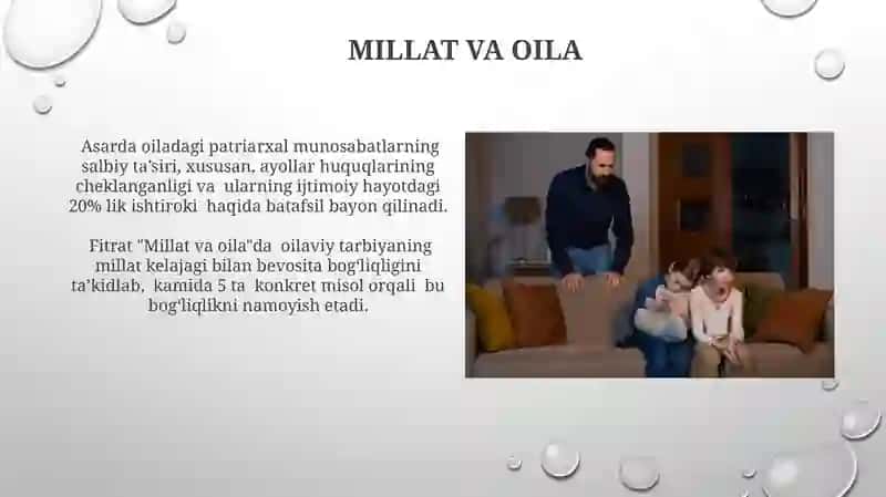 Abdurauf Fitrat asarlarida oilaviy tarbiyaviy masalalari 4