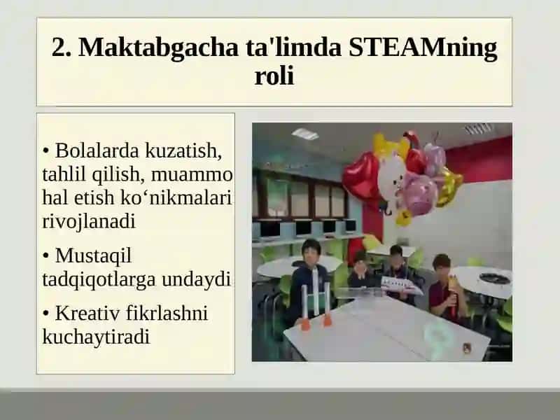 Steam ta'lim texnologiyasida xorijiy tajribalar tahlili 4