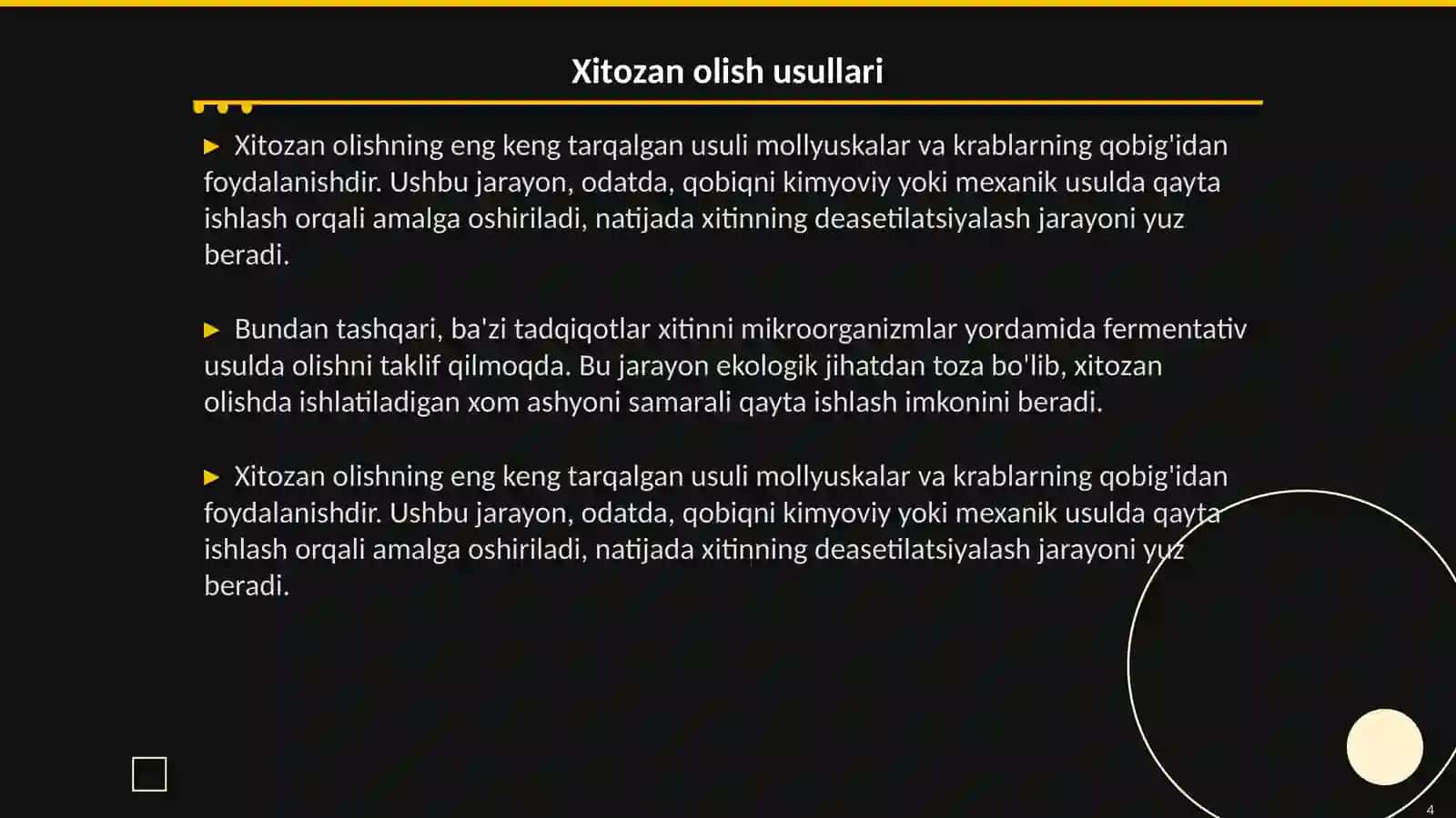 Хitоzаn, pеktin, fibrоinlаrni оlish vа tоzаlаsh usullаri 4