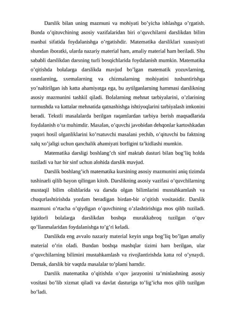 Boshlang'ich sinf matematika darslarida o'rta osiyolik olimlar ijodidan foydalanish 4