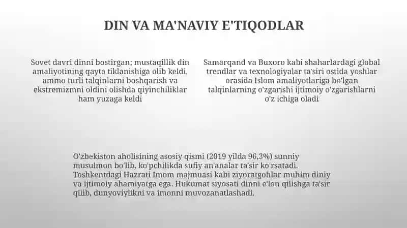 O'zbekiston Respublikasidagi ijtimoiy o'zgarishlar 4