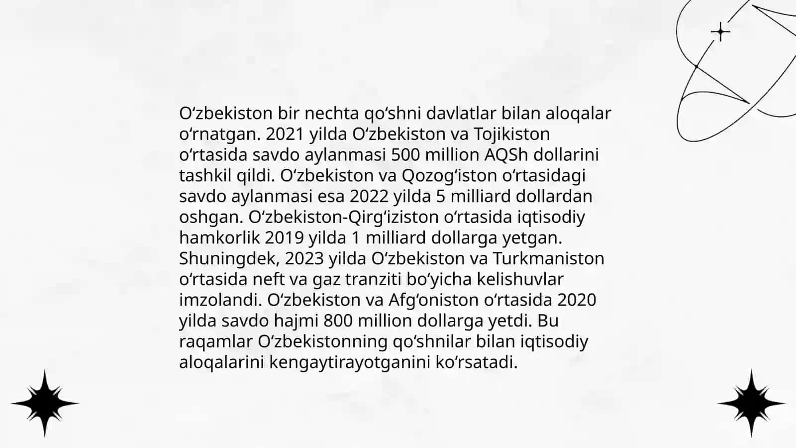 O‘zbekiston va jahon hamjamiati 4