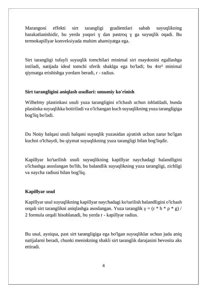 Sirt tarangligi va uni xususiyatlari 4