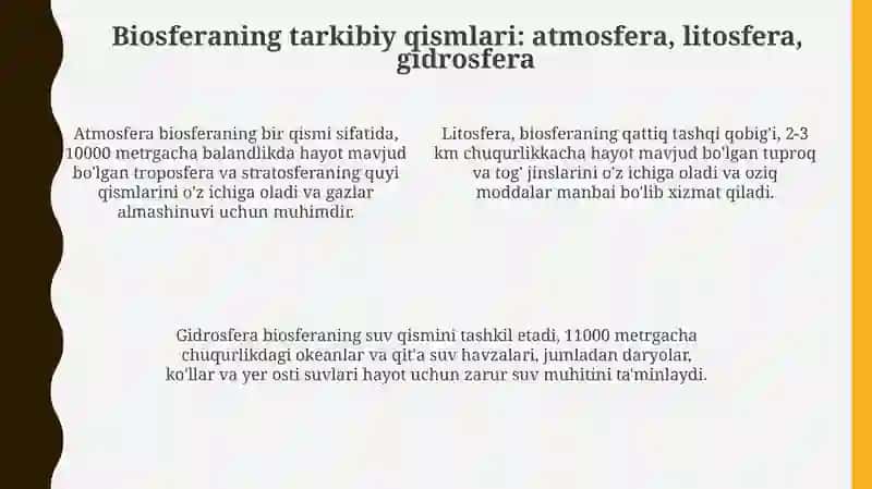 Beosfera.Tuzilishivavazifasi 4