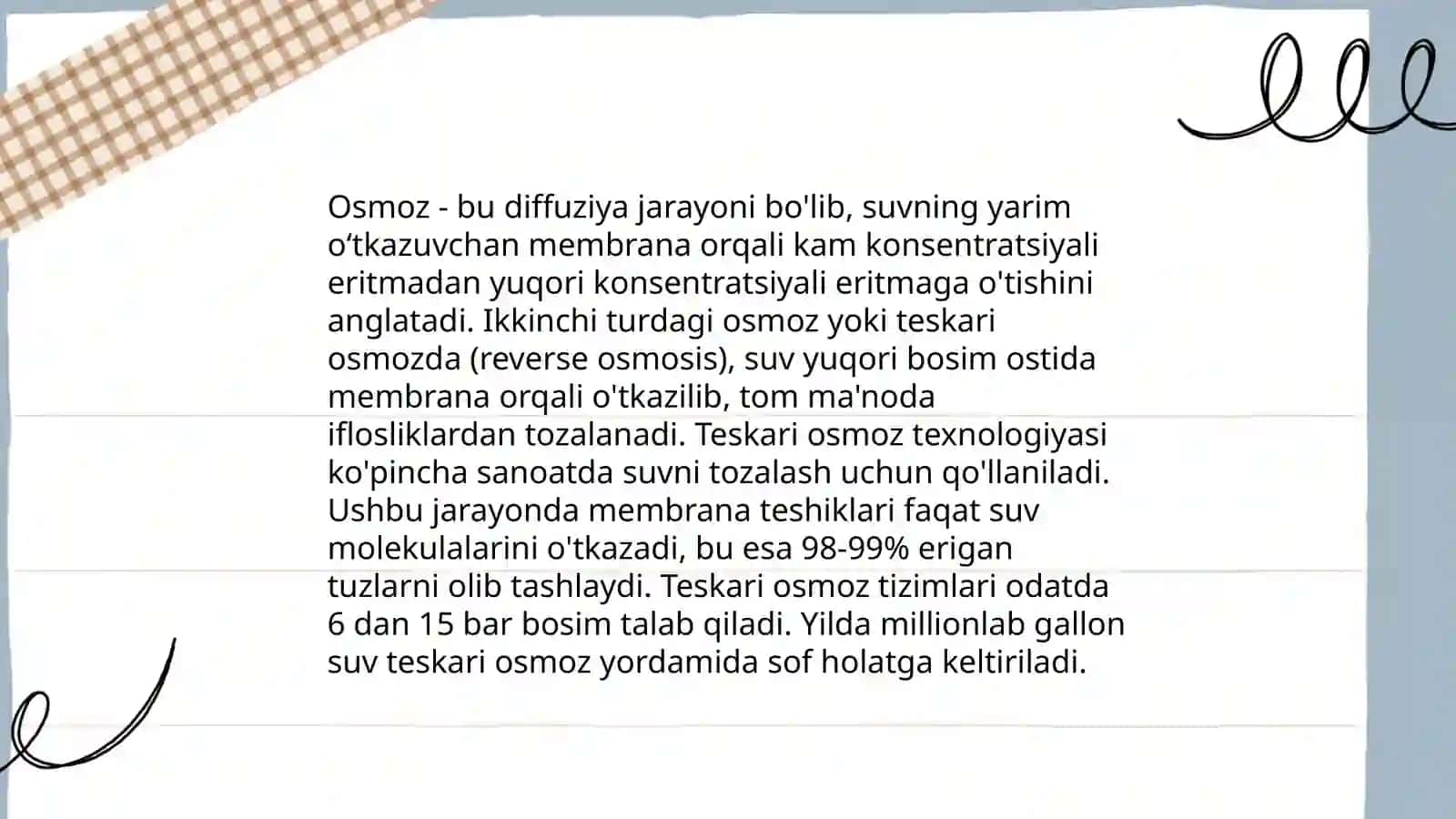 Membranalar orqali moddalarning passiv tashilishi 4