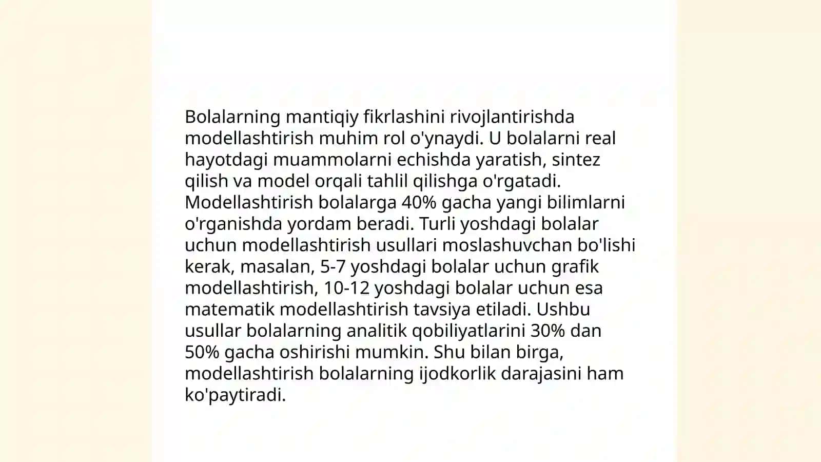 Modellashtirishning matematik asoslari 4