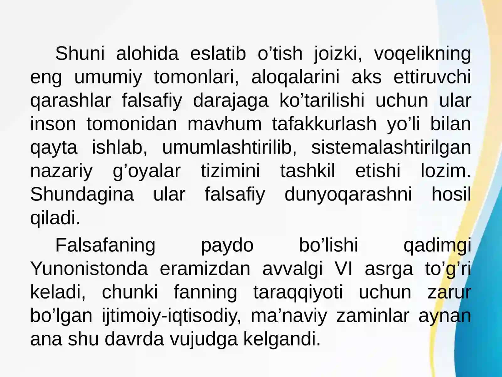 Fan, falsafa va dinning o'zaro aloqadorligi 4