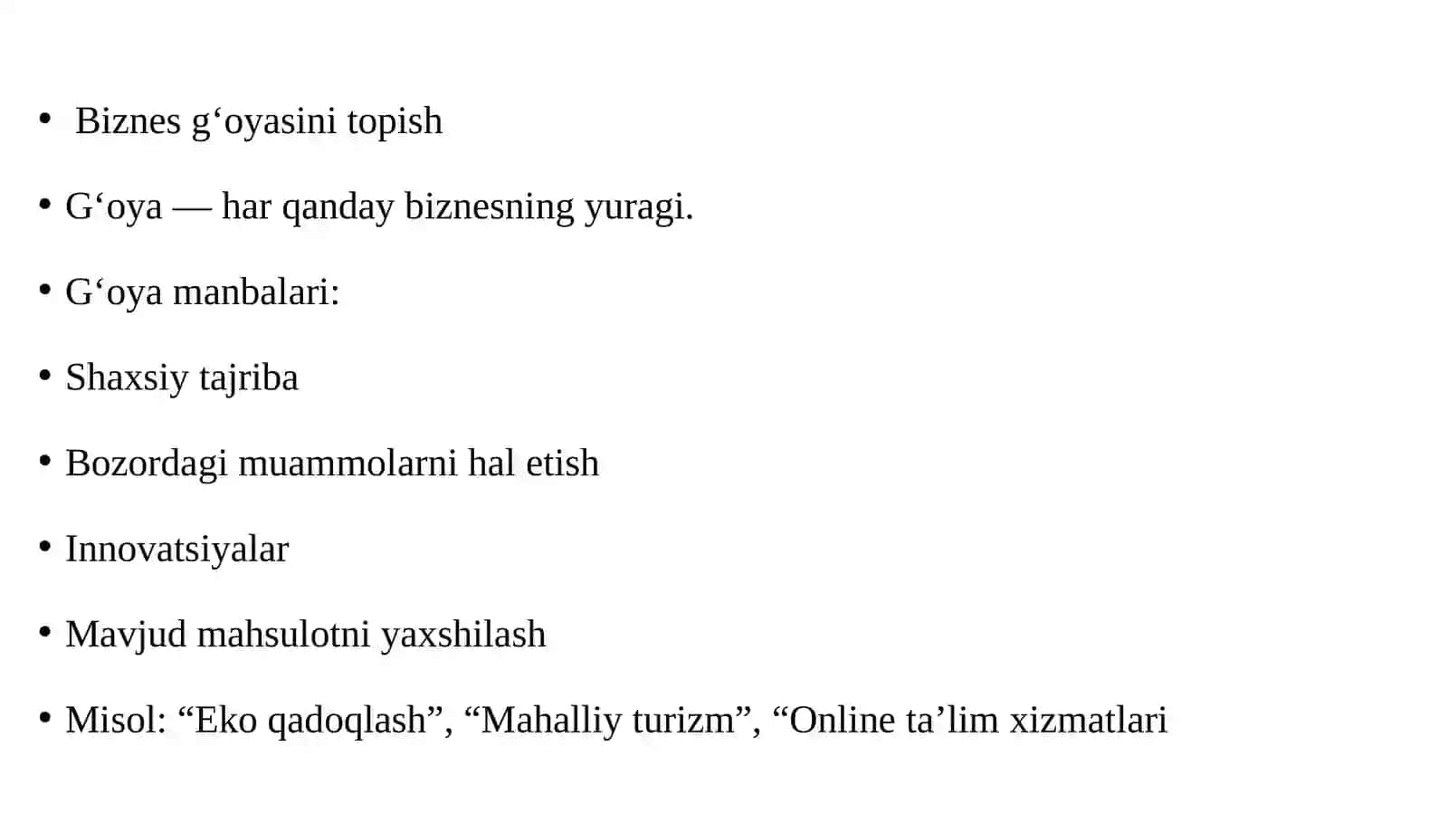 QANDAY QILIB BIZNESNI SHAKLLANTIRISH MUMKIN 4