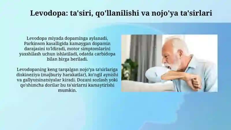Parkinson kasalligini davolashda dori vositalari 4