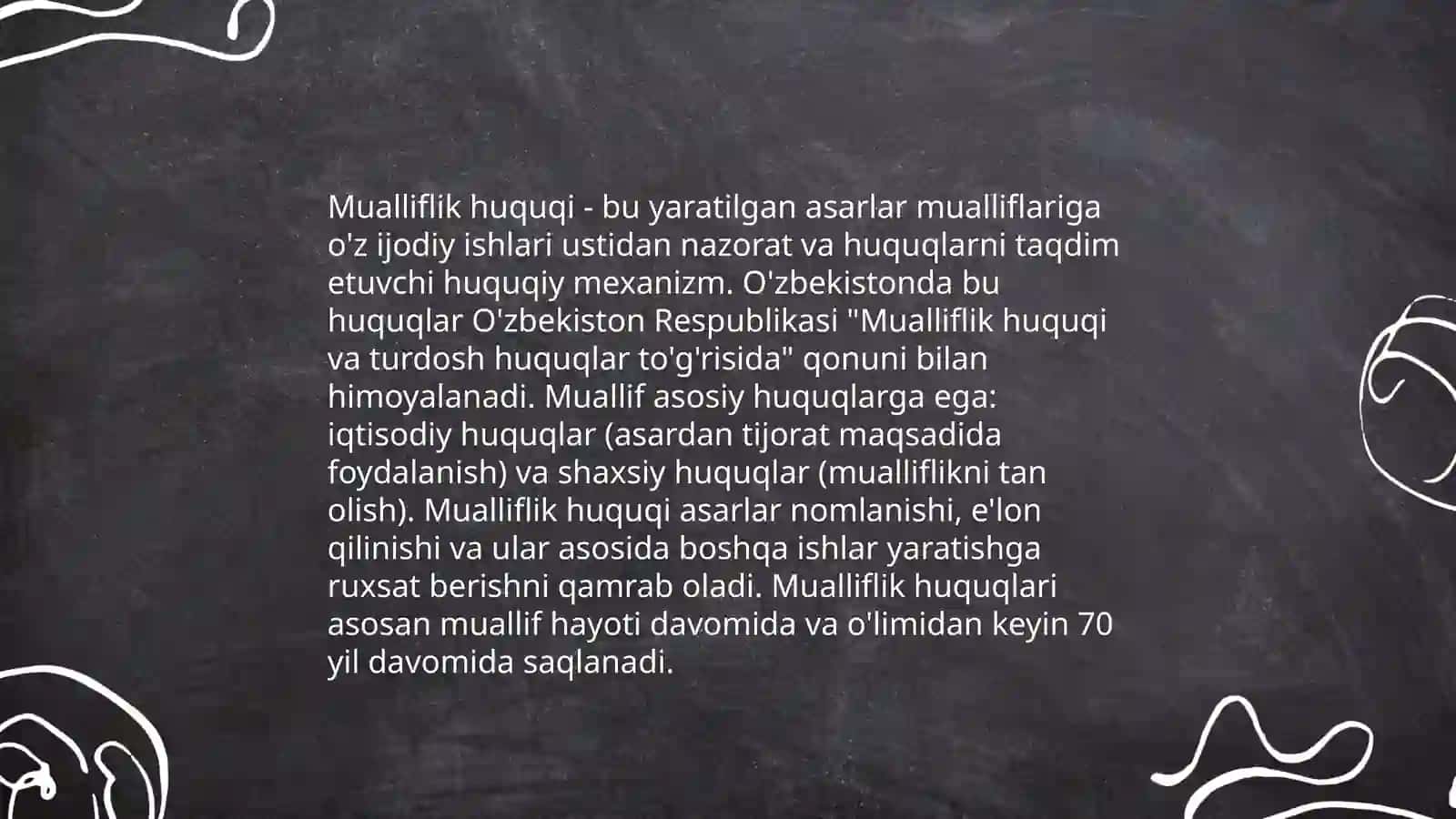 Bren bilan bogʻliq qonunchilik va intellektual mulk xuquqlari 4