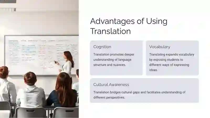 Advantages and Disadvantages of using Translation in English Language Teaching 4