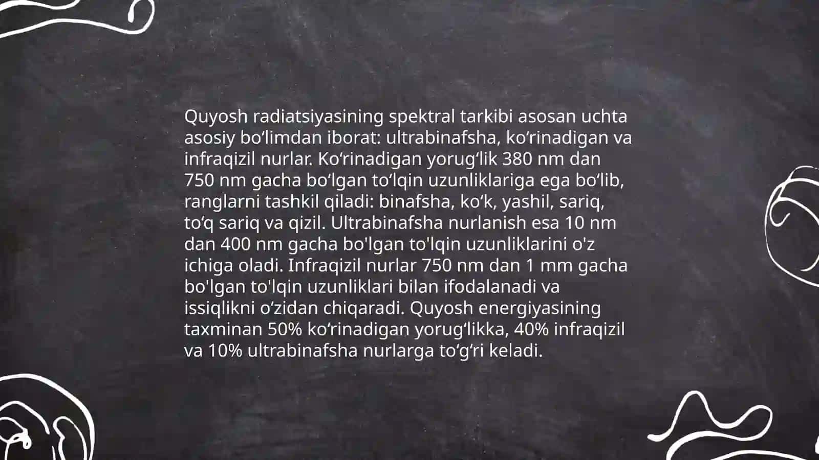 Quyosh radiyatsiyasi turlari va ularni oʻlchovchi asbob-uskunalar 4