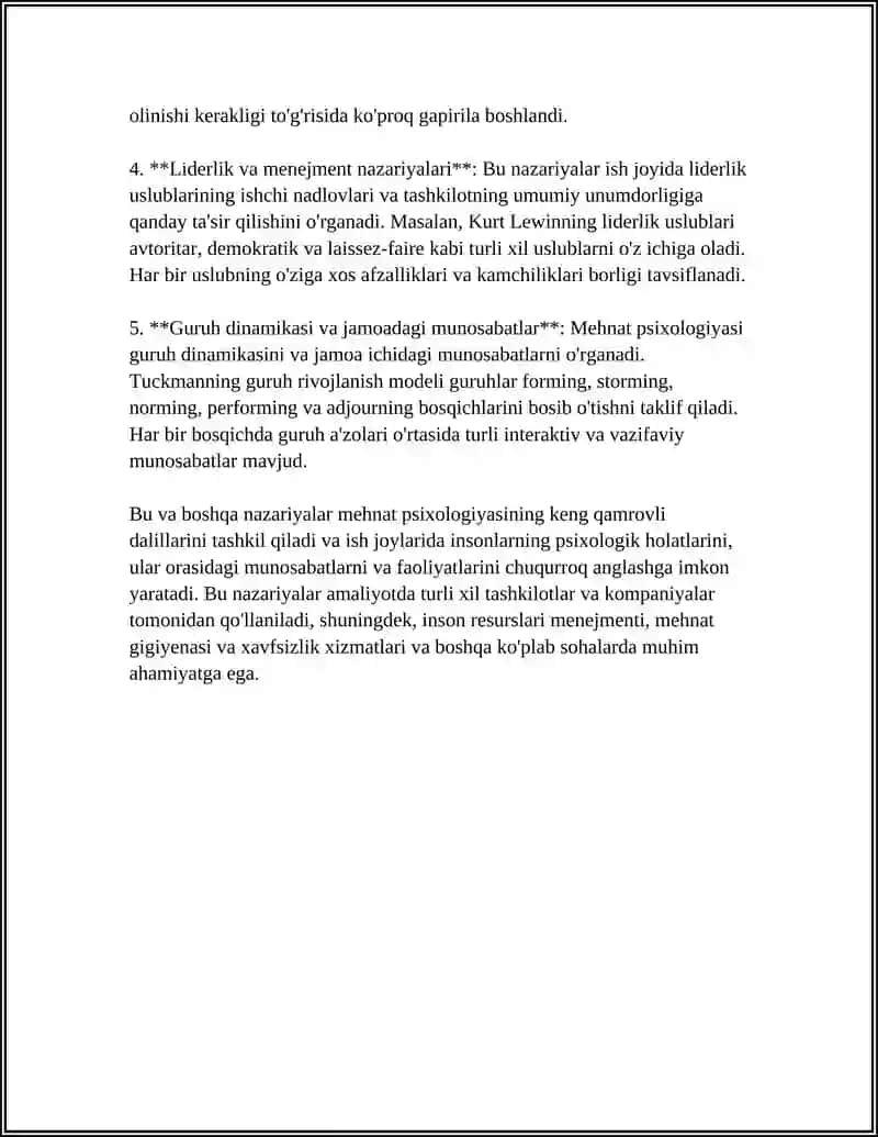 MEXNAT FAOLIYATI VA PSIXIK JARAYONLAR 4