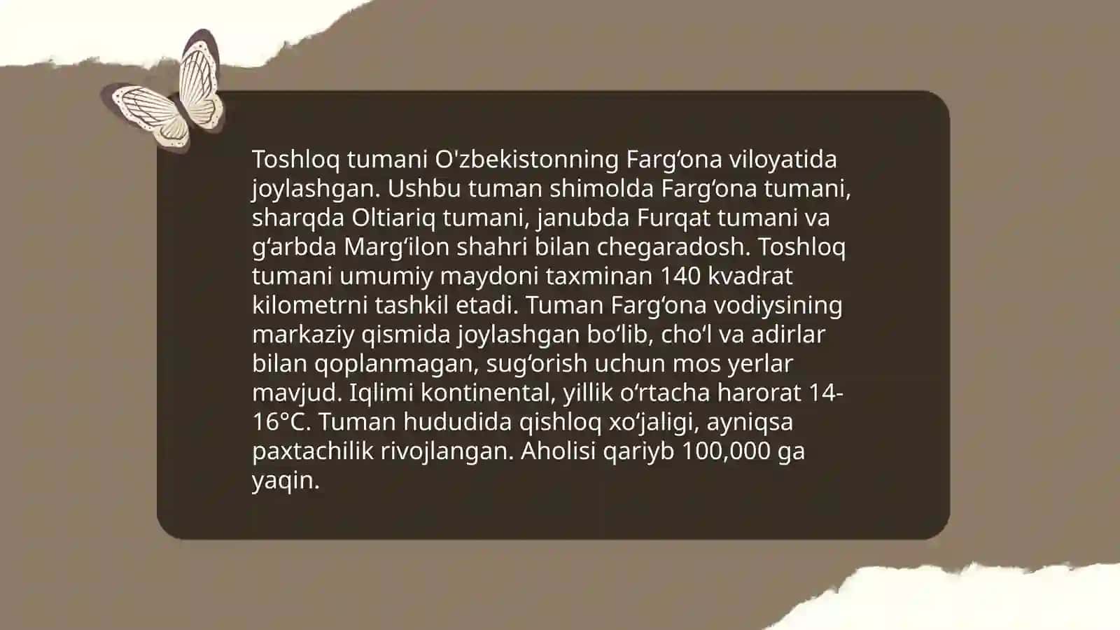 Fargʻona viloyati Toshloq tumani tarixi 4