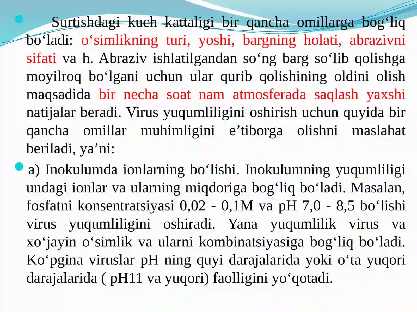 Virusologiyada qo`llaniladigan tadqiqot usullari 4