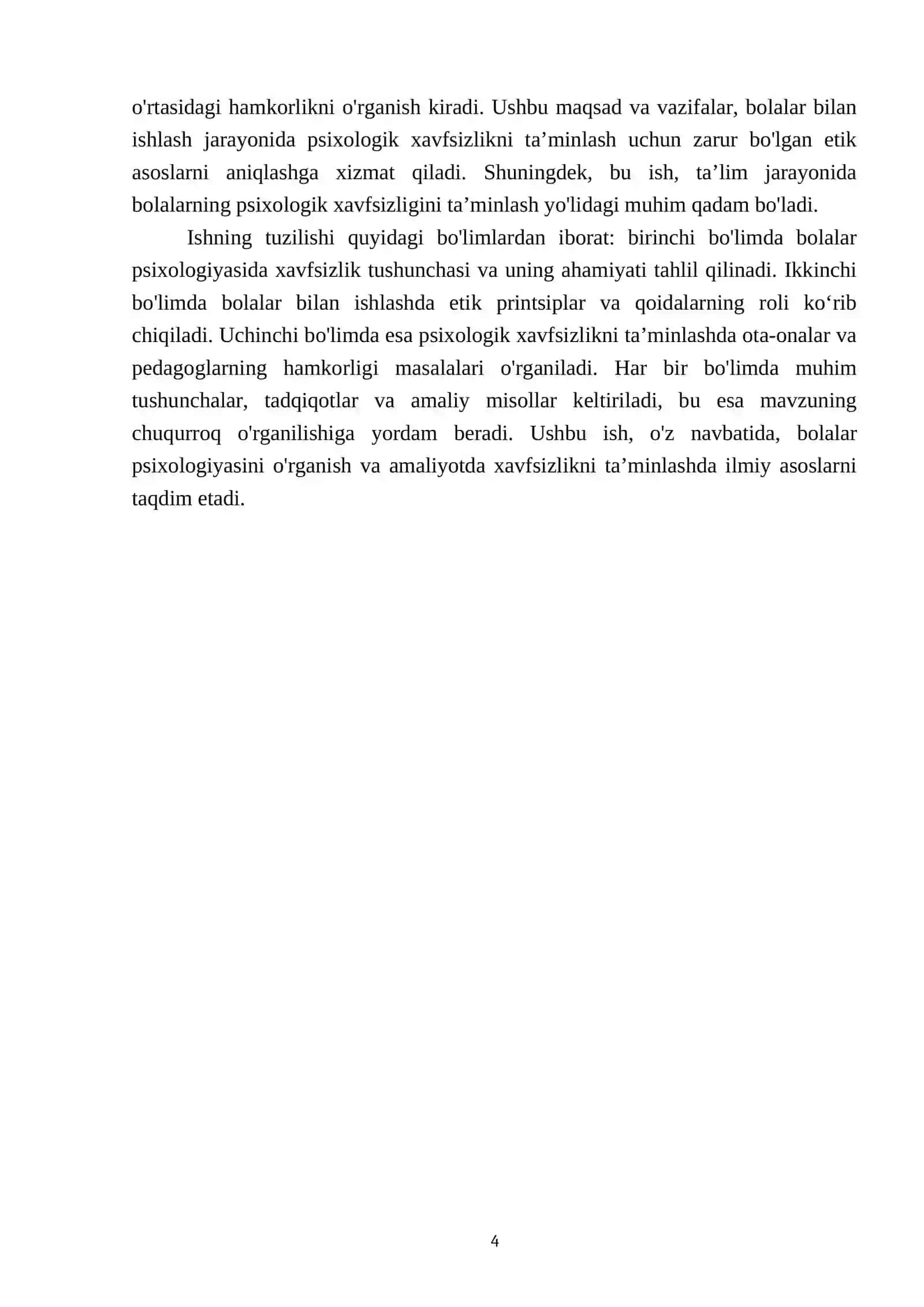 Bolalar bilan ishlashda psixologik xavfsizlikni taʼminlashning etik asoslari 4