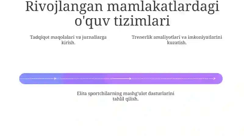 Rivojlangan Davlatlarda sportchilar tayyorlash tizimi o'rganish 4