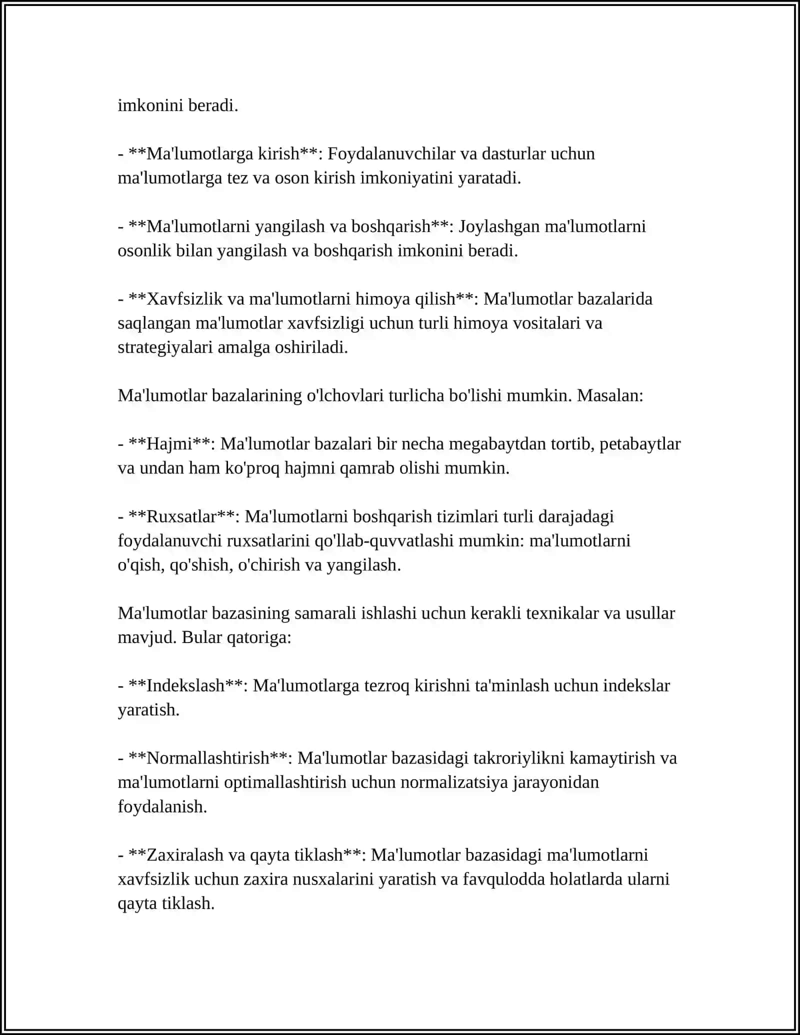 RELYATSION MODEL TUSHUNCHALARI 4