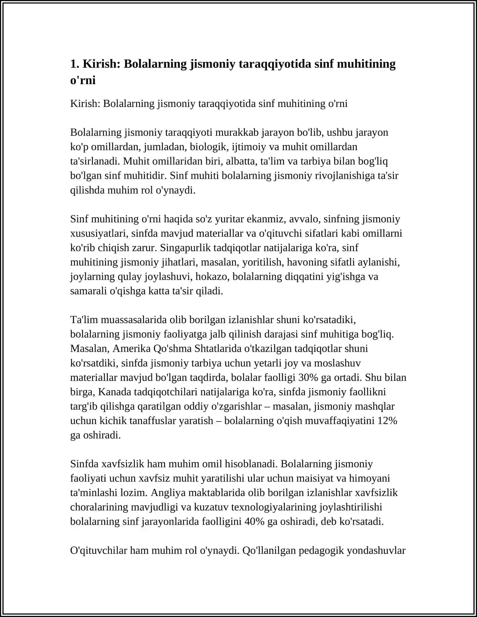 BOLALARNING QAD-QOMATINI SHAKLLANISHIGA SINF VA SINF JIHOZLARINING TA'SIRI 4