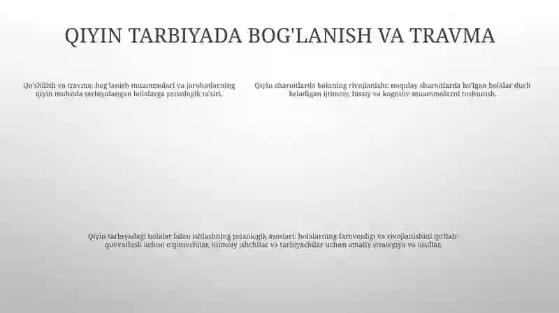 Qiyin O'Quvchilar Bilan Ishlash Psixologik Asoslari 4