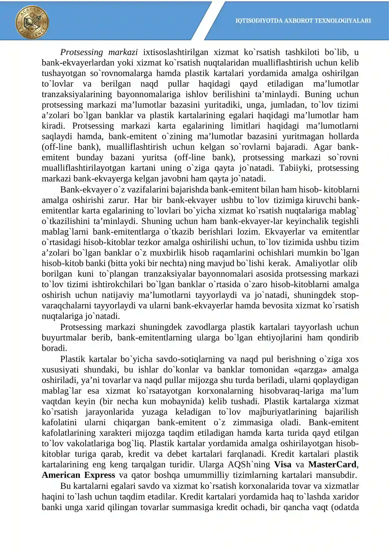 Elektron to‘lov tizimlari va fintex innovatsiyalari 4
