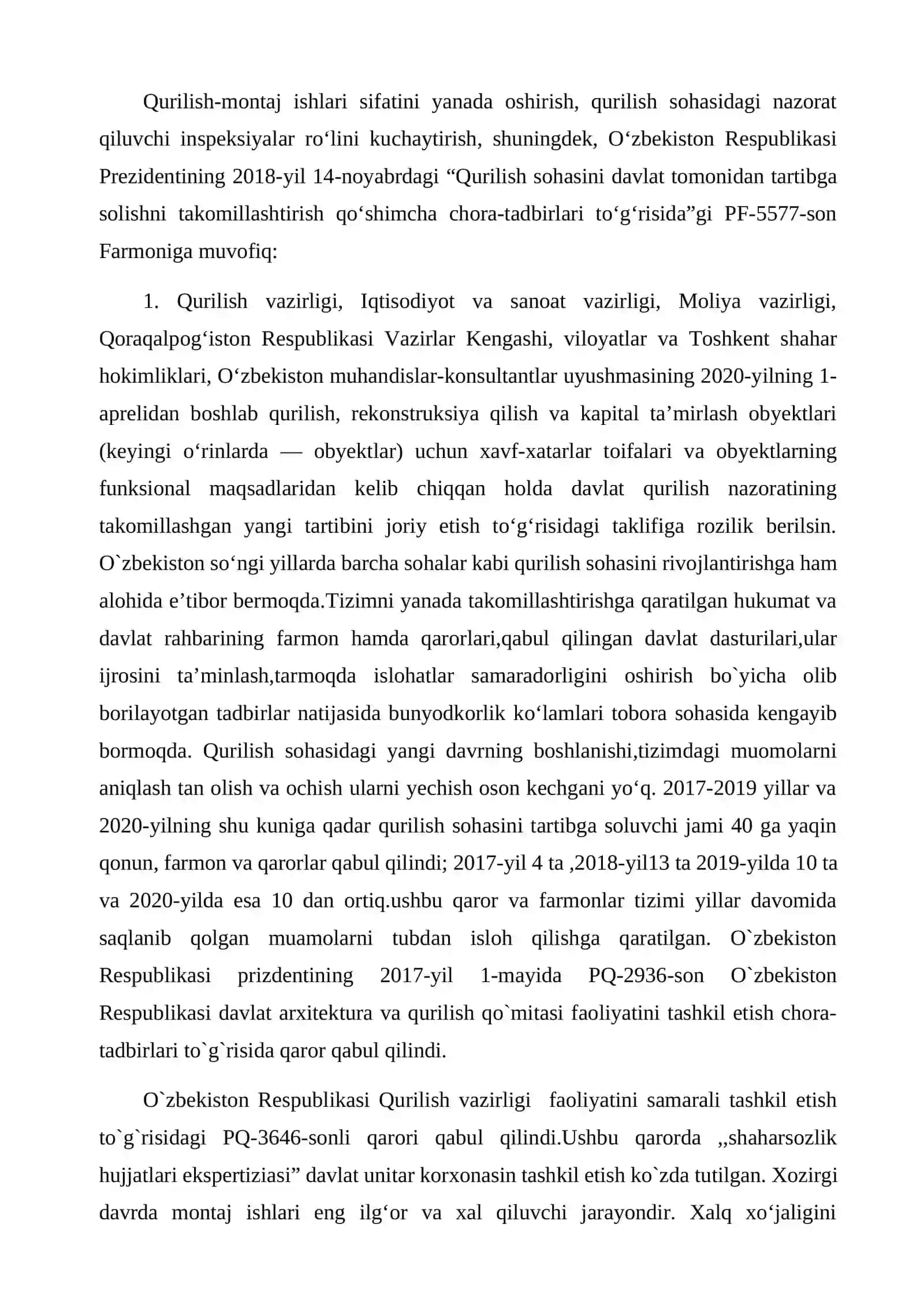 “Bir qavatli sanoat binosini temir-beton sinchini montaj qilish texnologiyasi” 4