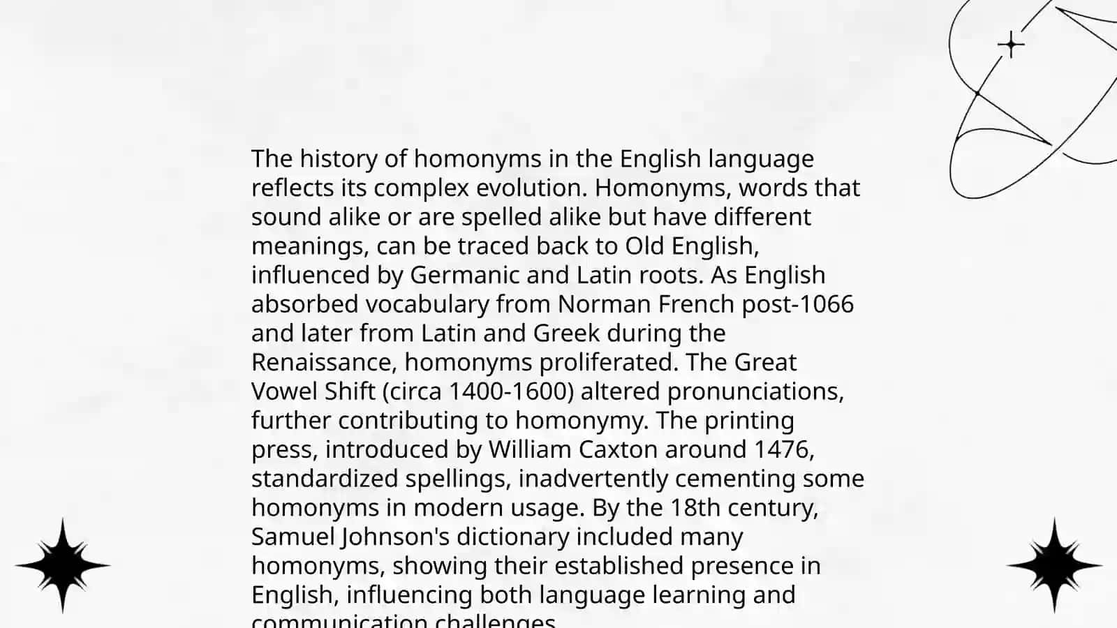 Homonyms 4