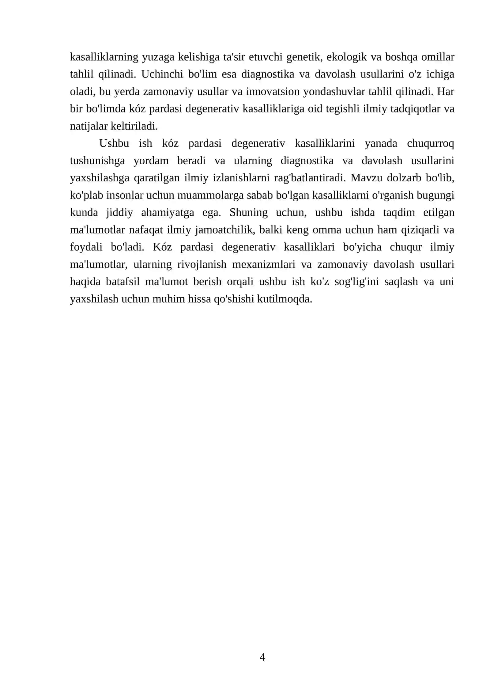 Kóz the pardasi degenerativ kasalliklari 4