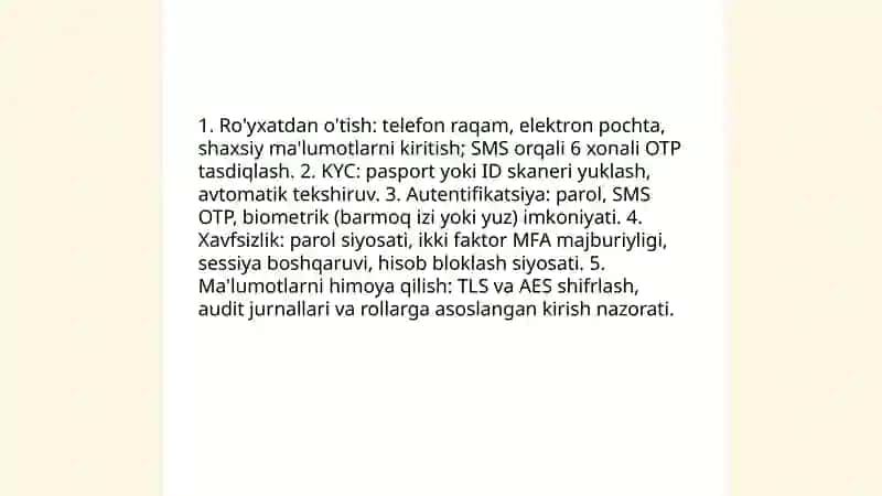 ZOOMRAD platformasida mobil banking arxitekturasi 4