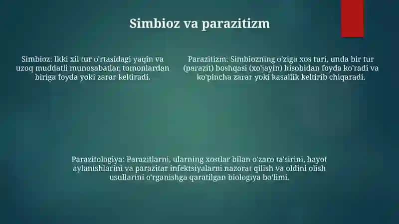 Parazitologiyaning Biologik Asoslari 4